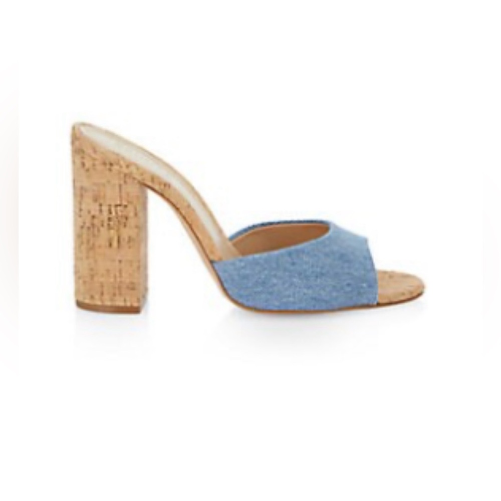 SCHUTZ KAYCEE DENIM SANDALS